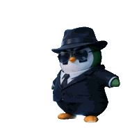 Sunglasses Waddling Sticker by ZaddyFi