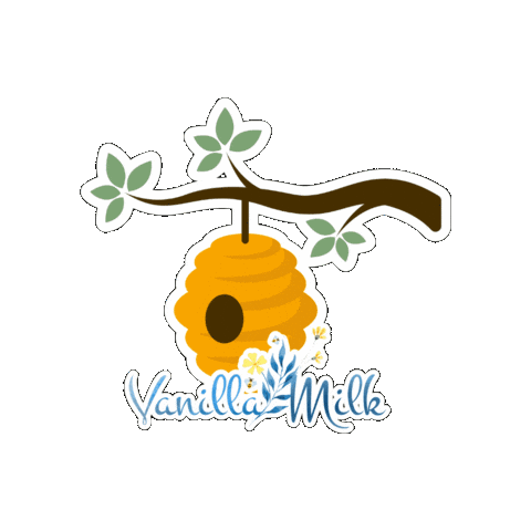 vanillamilk_fr giphygifmaker allaitement ruche vanilla milk Sticker