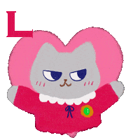 Cat Love Sticker