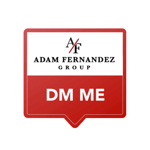 Dm Me Keller Williams Sticker by Adam Fernandez Realty
