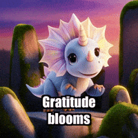 Wisdom Gratitude GIF by Divineasaur