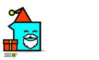 santa gift Sticker by Nestaway