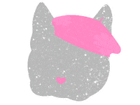 Glitter Paris Sticker