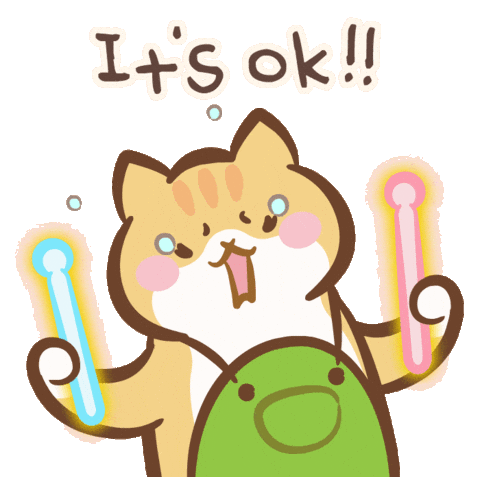 Cat Cheering Sticker by catgrass