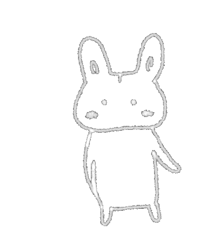 akimame かわいい うさぎ 可愛い aki Sticker