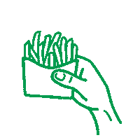 Icon Fries Sticker by Shake Out