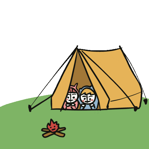 Camping Sticker