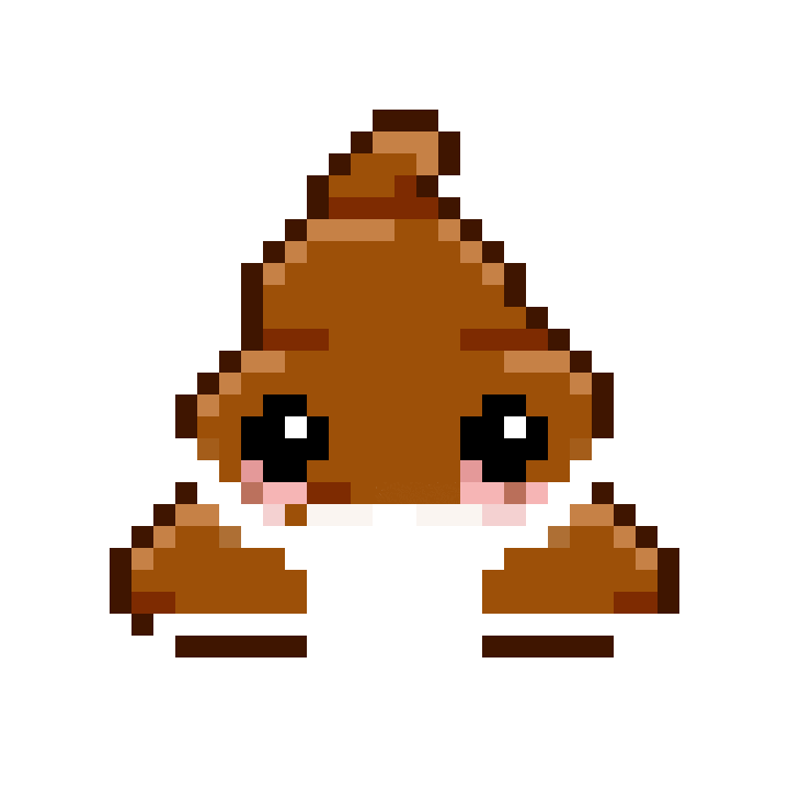 Art Shitting Sticker by Poopies.io