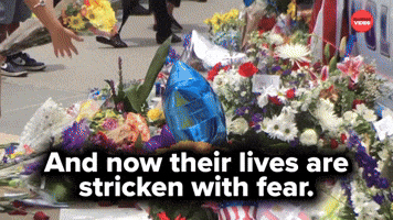 Stricken with fear