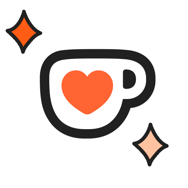 Ko-fi animated logo