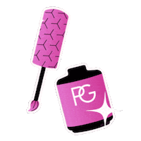 PinkGellac girl shine nails slay Sticker