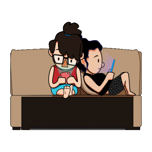 ByM_Illustration giphyupload love heart lgbt Sticker