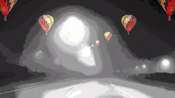 Driving Black And White GIF