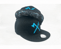 Capichecaps blue black warrior order GIF