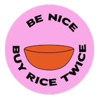 Foodbank Be Nice Sticker