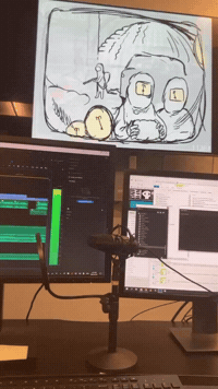 Behind The Scenes Microphone GIF by Alex Boya