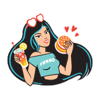Wwmd Wink Sticker by miagoreng