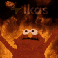 Angry Sesame Street GIF by ikas