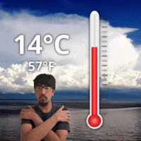 14 °C
