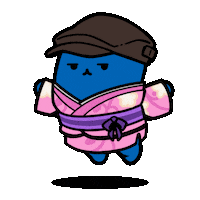 Carlos Azuki Sticker by Lavio