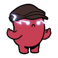 Angry Bean Sticker by LAVIO