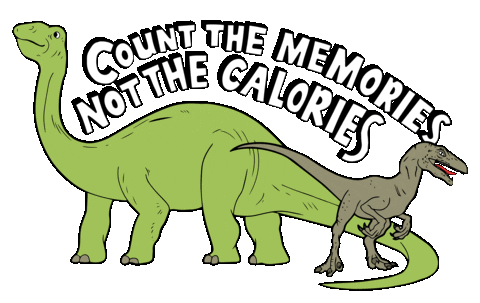 JurassicFoodies giphyupload food foodie dinosaur Sticker