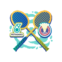 PetronasMY sports badminton racket petronas Sticker