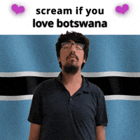 Botswana Flag GIF