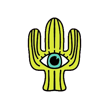 kaeraz_ giphyupload cactus desert cowgirl Sticker