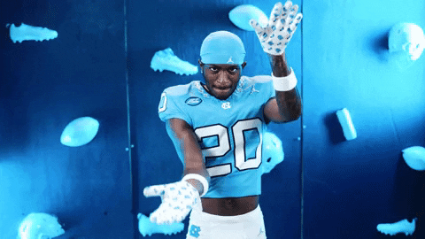 North Carolina Football GIF by UNC Tar Heels
