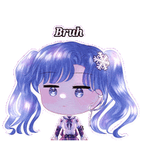 Chibi Cute Anime Girl Sticker