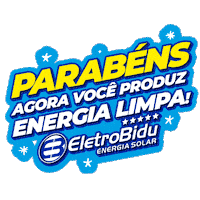 Energia Solar Sticker by EletroBidu