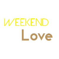 weekend love Sticker by HOKK FABRICA