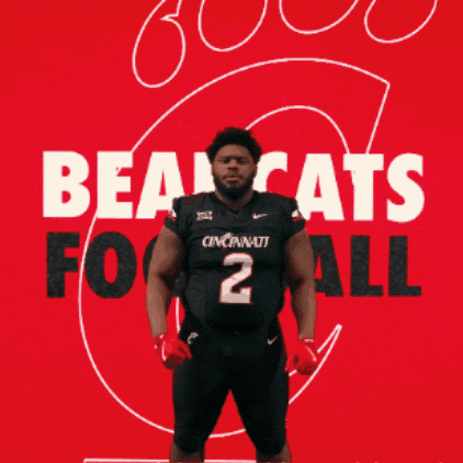 Cincinnati Football GIF by Cincinnati Bearcats