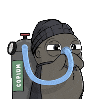 Excited Air Sticker by Fugz Official