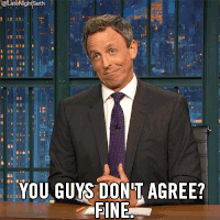 disagree seth meyers GIF by Late Night with Seth Meyers