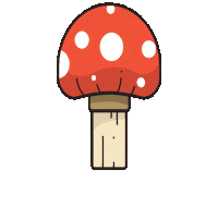 Mushroom Sticker by Fungi Academy