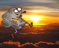 Hang In There Sunset GIF