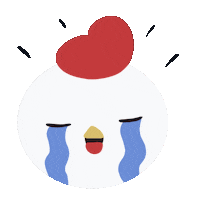 Sad Cry Sticker