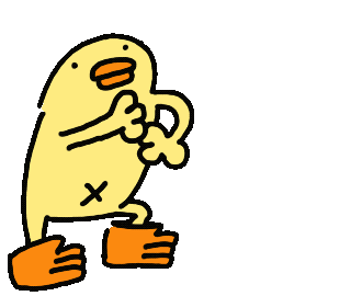 Happy Chicken Sticker by ぴょろりんちょ（ひよこ人間ぴよ）