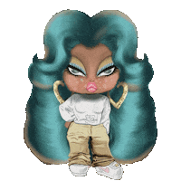 Big Eyes Hoops Sticker