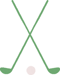 fairwayrunway fashion golf fairway jena Sticker