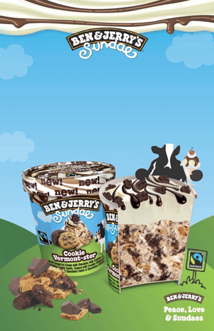 Ben & Jerry's New Flavor Cookie Vermont-ster