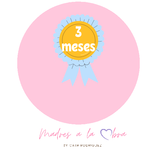 Lactancia 3 Meses Sticker by Madres a la Obra