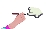 Twitch Hands Sticker by Temple Caché