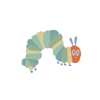 The Very Hungry Caterpillar Sticker by Kyte Baby