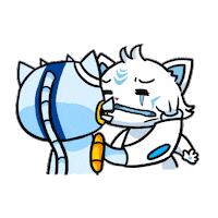 Cute Cat Cheek Sticker by EVOS ROAR