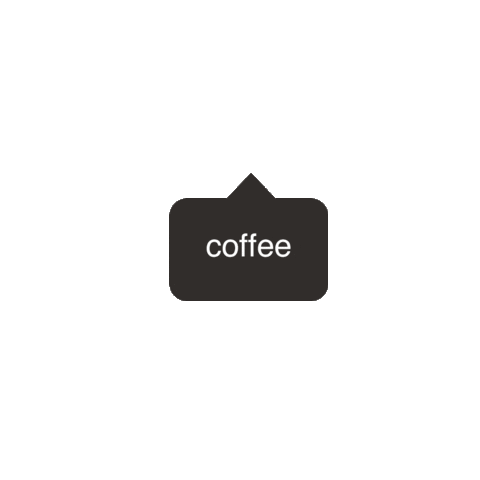 Coffee Tag Sticker