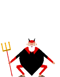 Man Jumping Sticker