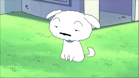 Shinchan giphyupload anime dog japan GIF